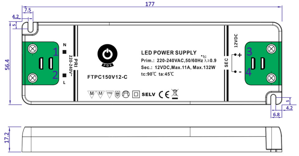 LED-muuntaja