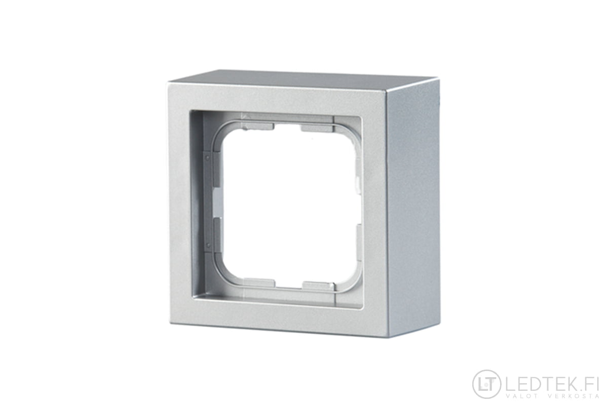 Impressivo Surface Cover Plate 1-Slot/IP44 40/85mm - Aluminum