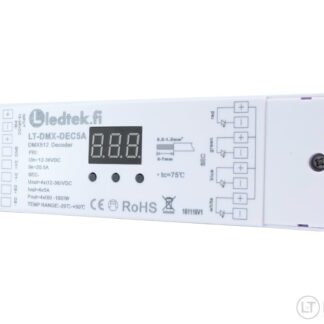 DMX 512 dekooderi 4x5A