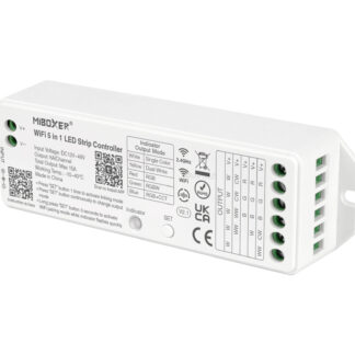 CCT, RGB, RGBW, RGB CCT vastaanotin 5-in-1 – WiFi ja 2.4G 15A