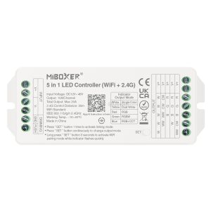 CCT, RGB, RGBW, RGB CCT 5-in-1 WiFi LED-ohjain – Älykäs langaton valaistuksen hallinta