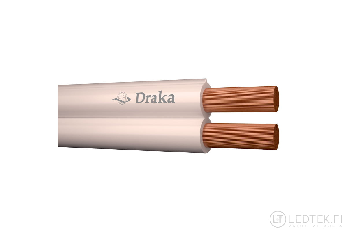 Draka Kaiutinkaapeli - HALOFIX 90 2x1,5 VA PE1/50 Eca - 5m