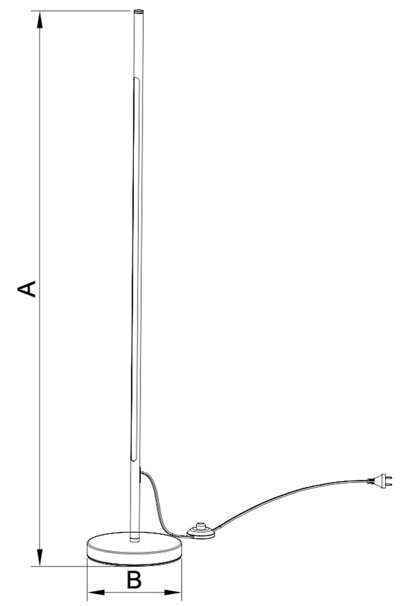 LED lattiavalaisin