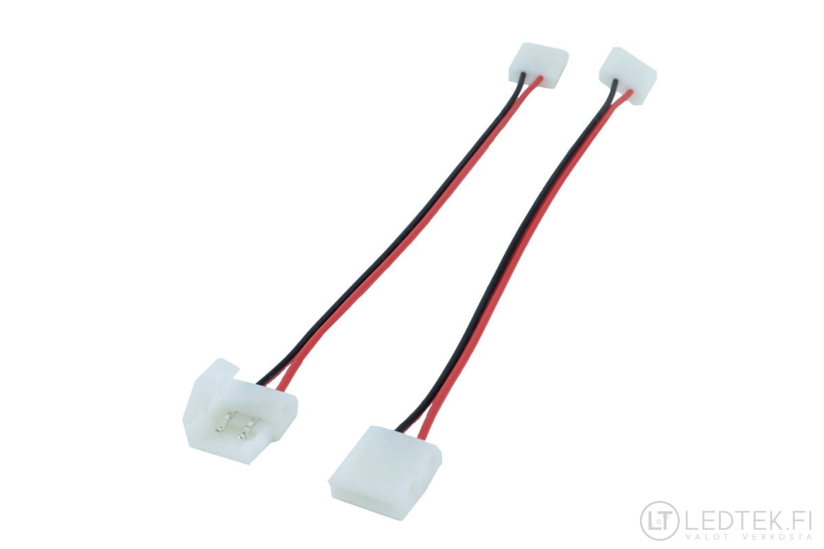 LED-nauhan 2-liitin 10 mm 10 kpl
