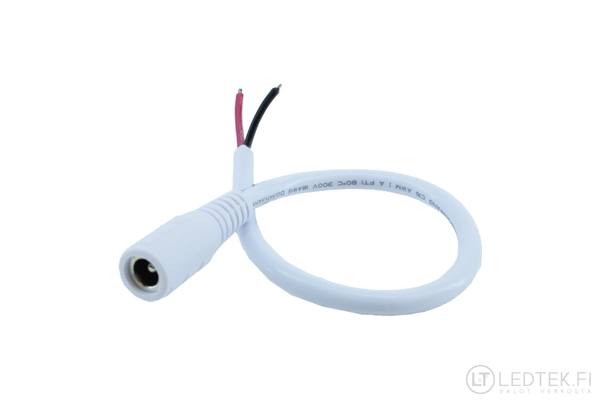 LED-pikaliitin N valkoinen