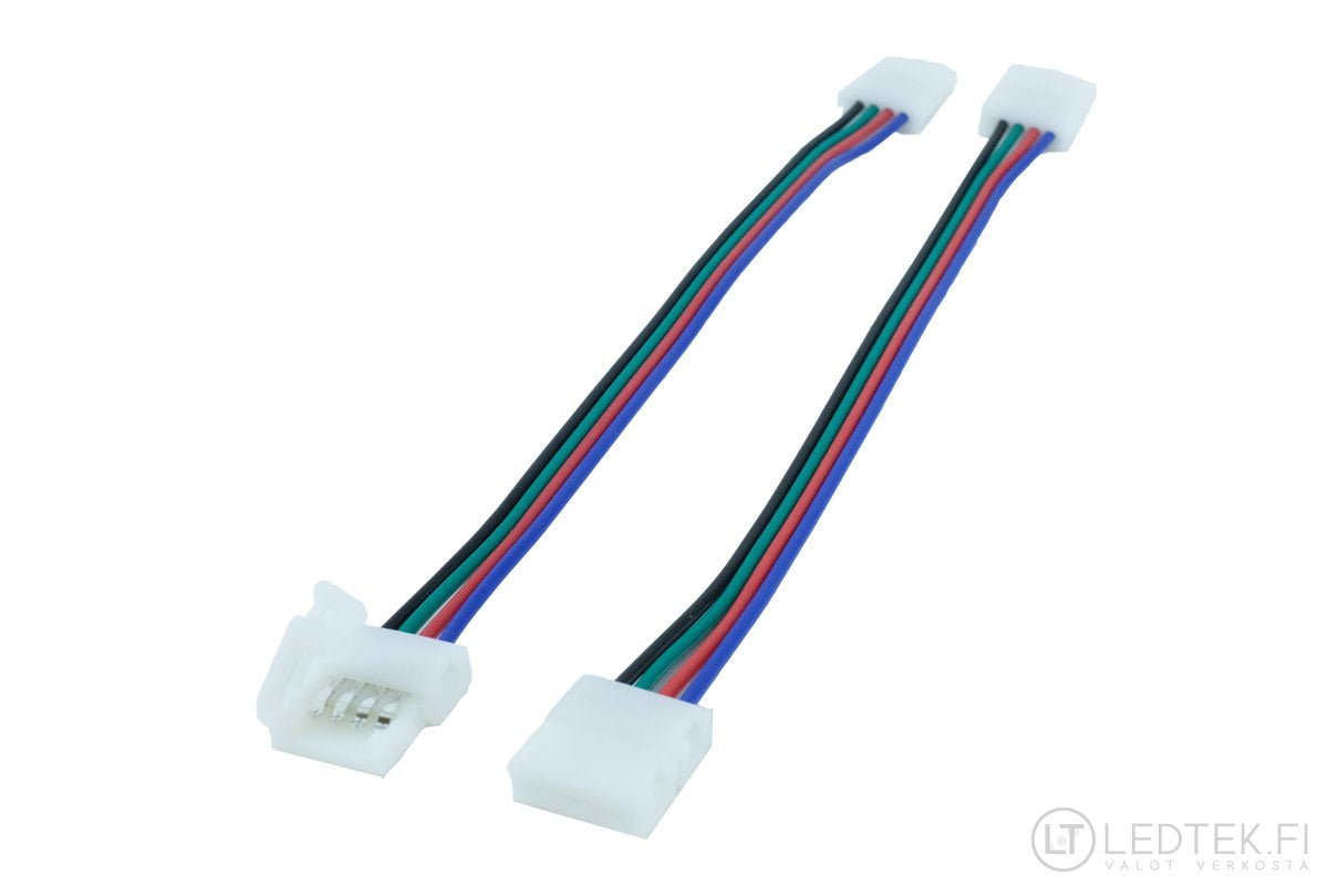 LED-nauhan 2-liitin RGB 5 kpl