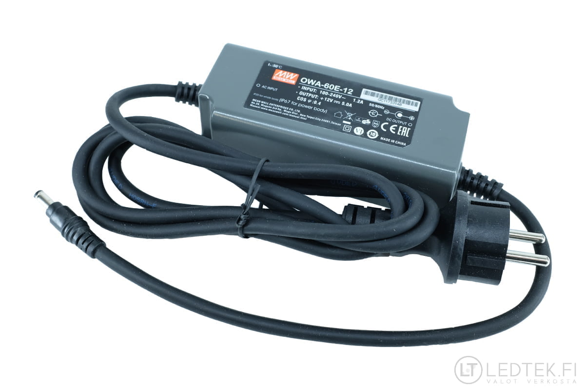 Mean Well LED-muuntaja 60W 12V
