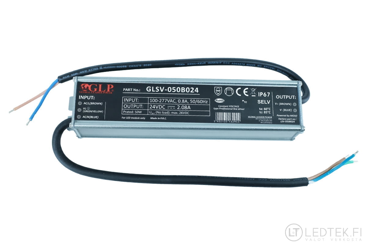 GLP LED-muuntaja 50W 24V