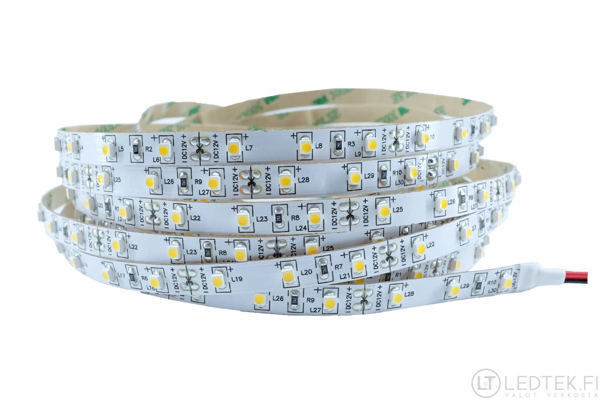CRI90 LED-nauha 3000K 4.8W 12V