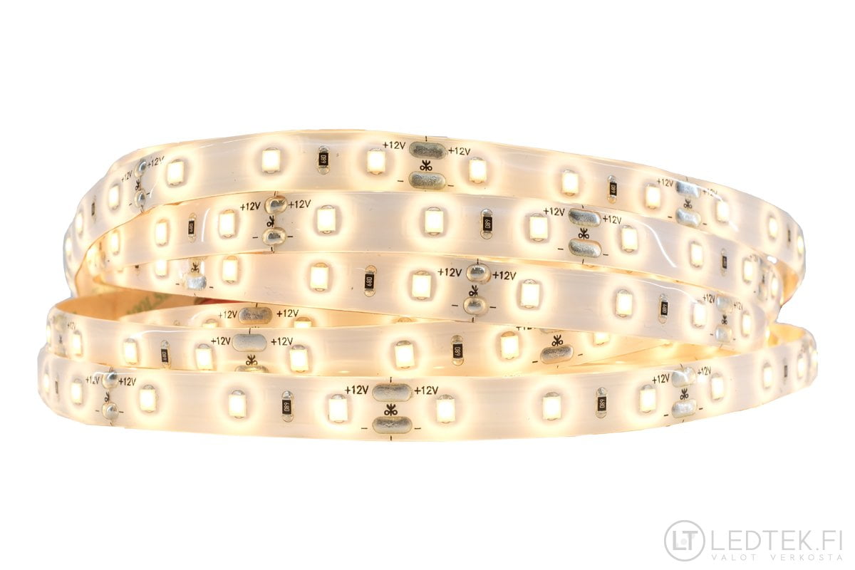 CRI90 LED-nauha 3000K 14.4W IP54 24V