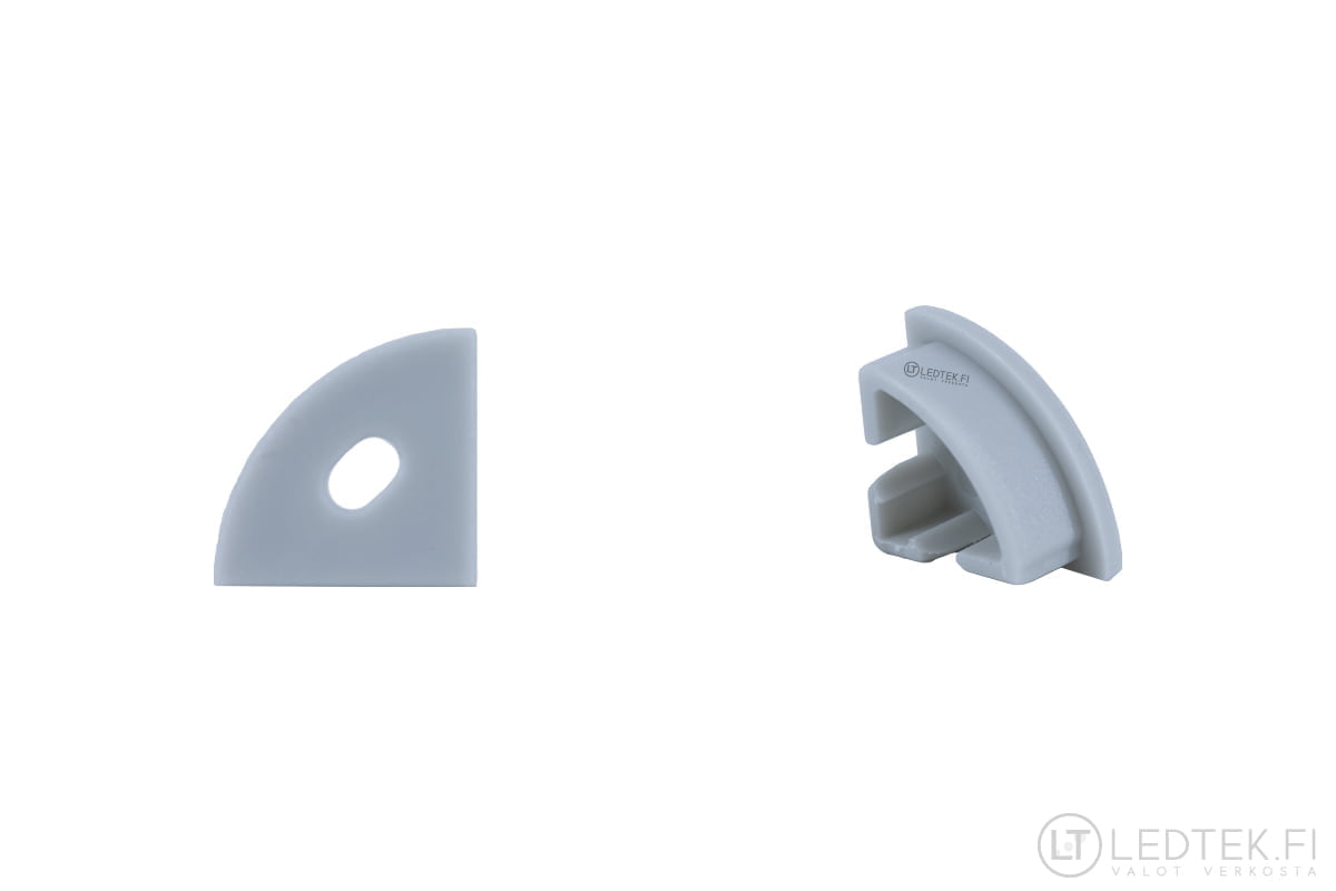 1616 Aluminum Profile Endpiece With Hole 5 PCS