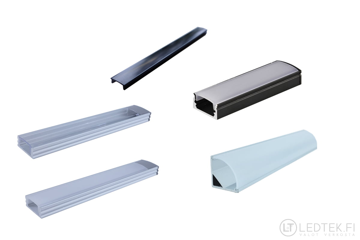 LED-profiilin kansi