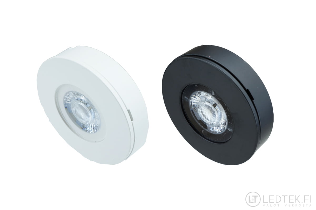 CRI80 LED-kohdevalo 3W himmennettävä 12V