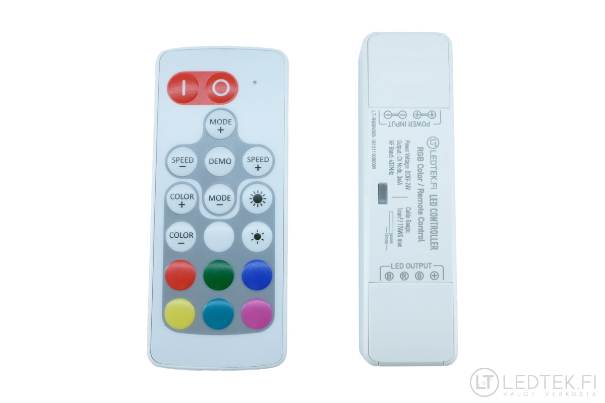 RGB LED strip controller 5-24V