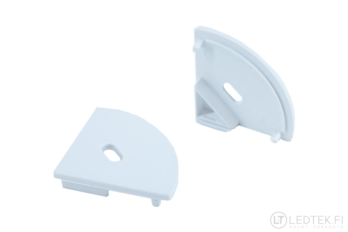 LED Aluminum Profile 3030 Endpiece (Hole) 5 pcs White